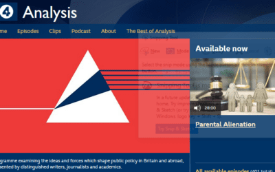BBC Radio 4 ‘Analysis’ programme on parental alienation