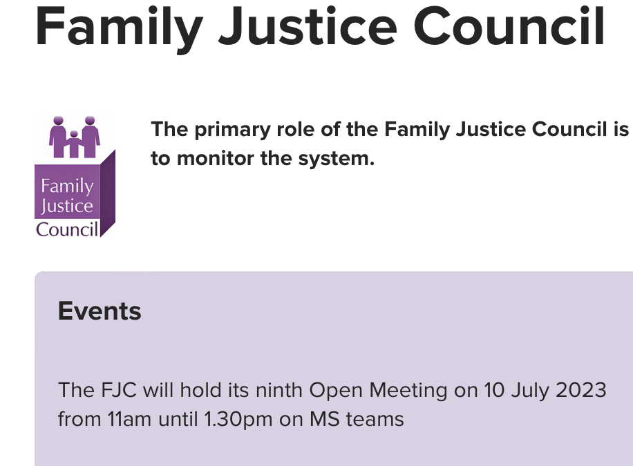 News from the latest open Family Justice Council meeting – Guidance imminent!