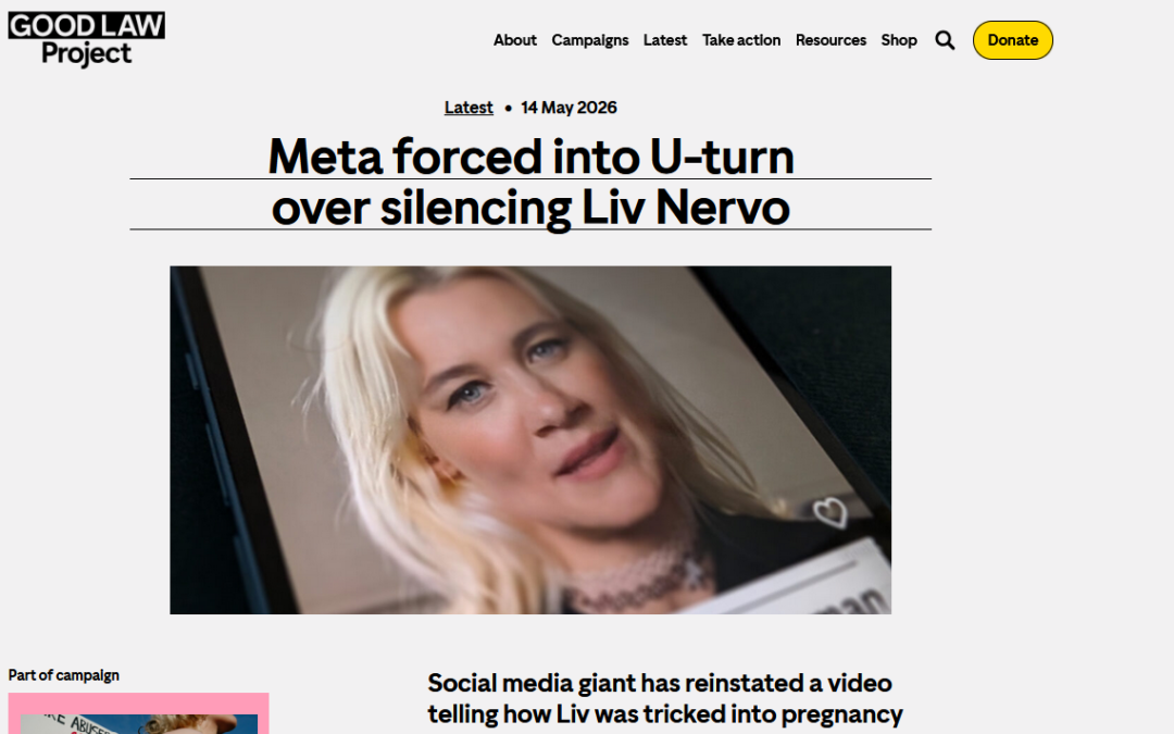 Censorship by Meta? update on Pringle v Nervo